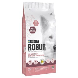 BOZITA Robur Adult Sensitive Single Protein Salmon Mono – сухой корм для собак – 12 кг