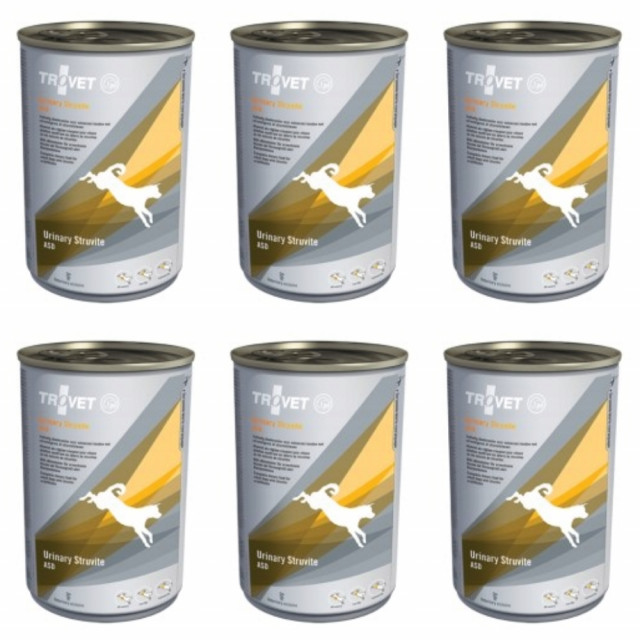 Влажный корм для собак TROVET ASD Anti-struvite Diet - 6 x 400 г