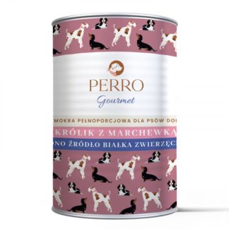 PERRO Gourmet Mono Rabbit with carrots - влажный корм для собак - 400 г