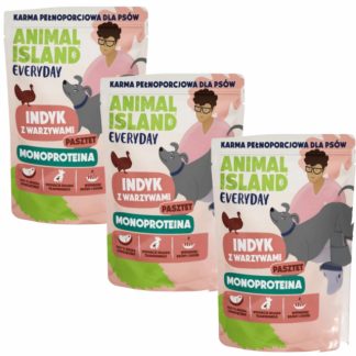 Влажный корм для собак ANIMAL ISLAND Everyday Monoprotein Turkey - 3 x 300 г