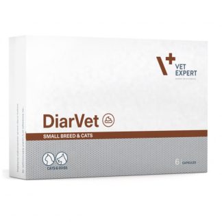 VETEXPERT Diarvet Small Breeds - Добавки для собак и кошек - 6 таблеток
