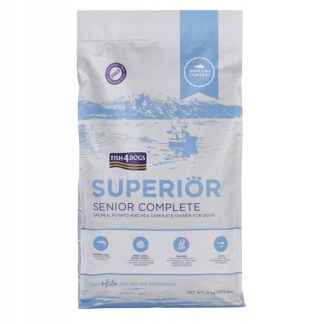 FISH4DOGS Superior Senior Medium Complete Salmon - сухой корм для собак - 12 кг