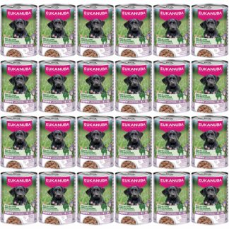 Влажный корм для щенков EUKANUBA Life Care с ягненком и картофелем - 24 x 400 г
