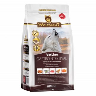 WOLFSBLUT VetLine Gastrointestinal Duck - сухой корм для собак - 2 кг