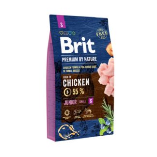BRIT Premium by nature Junior S - сухой корм для щенков - 8 кг