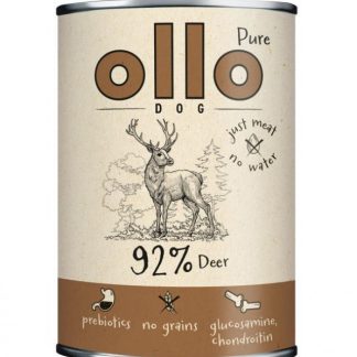 OLLO Pure Mono Jeleń - влажный корм для собак - 400г