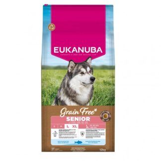 EUKANUBA Беззерновой сухой корм для собак Senior Large Ocean Fish - 12 кг