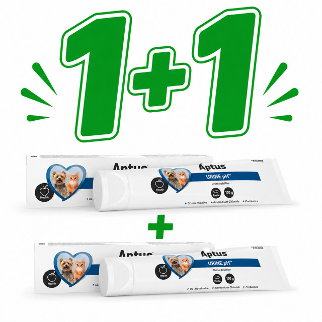 APTUS Urine Ph - подкисляющая мочу паста для собак и кошек - 1x100 г + 1x100 г