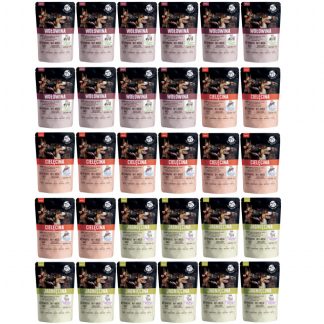 Влажный корм для собак PET REPUBLIC Adult MIX (3 вкуса) - 30 x 500 г