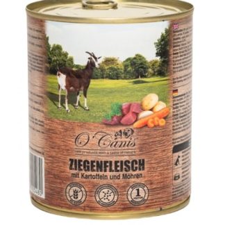 Влажный корм для собак O'CANIS со вкусом козлятины, картофеля, петрушки и моркови - 800 г