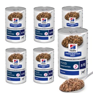 Влажный корм для собак HILL'S PD Canine Food Sensitivities z/d - 6 x 370 г