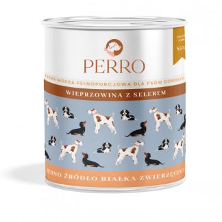 Влажный корм для собак PERRO со свининой и сельдереем - 850 г.