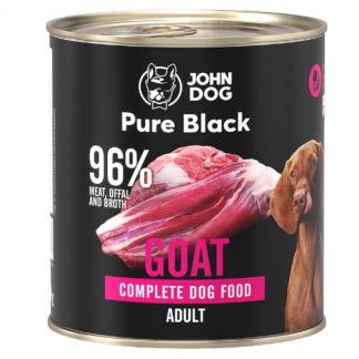 Влажный корм для собак JOHN DOG Pure Black Mono Kozina - 800 г