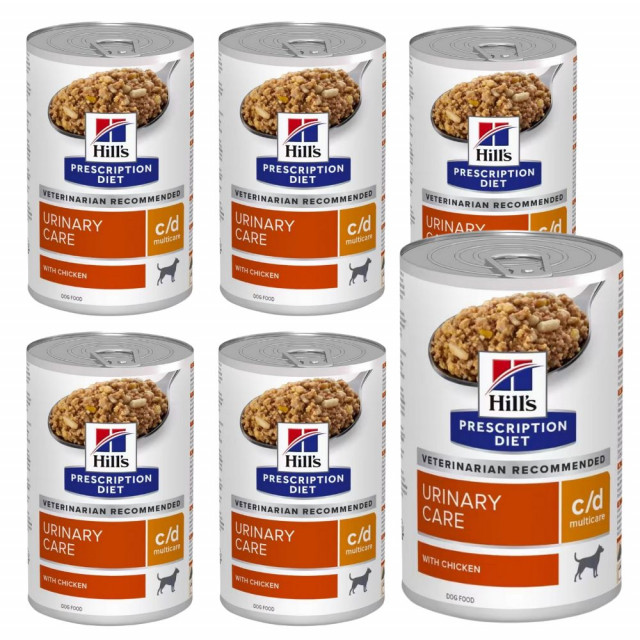 Влажный корм для собак HILL'S Prescription Diet Urinary Care c/d Canine - 6 x 370 г