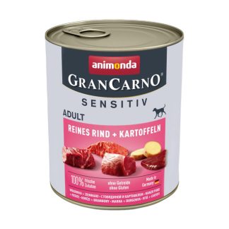 ANIMONDA GranCarno Adult Sensitiv Говядина с картофелем - влажный корм для собак - 800 г