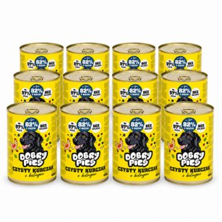 Влажный корм для собак GOOD DOG Mono Pure Chicken + Collagen – 12 x 400 г