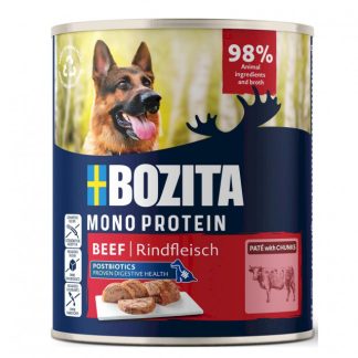 Влажный корм для собак BOZITA Mono Protein Pate Beef - 800 г