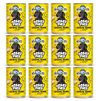 Влажный корм для собак GOOD DOG Mono Pure Lamb + Collagen – 12 x 400 г