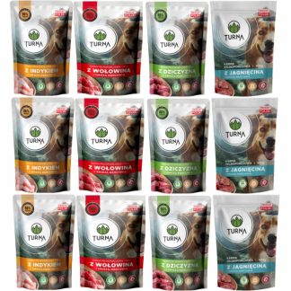 Влажный корм для собак TURNA MIX с различными вкусами – 12 x 500 г
