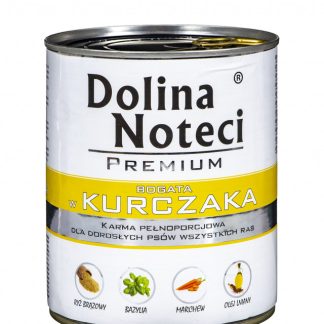 DOLINA NOTECI Премиум-корм для собак с высоким содержанием куриного мяса - влажный корм для собак - 800 г