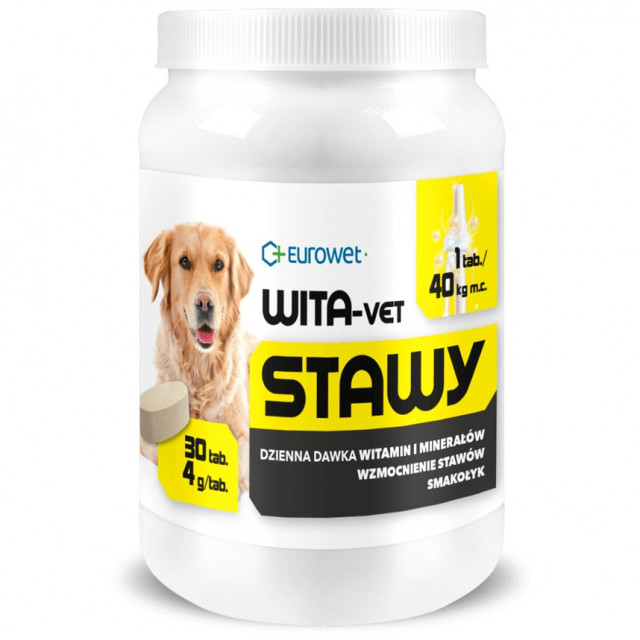 EUROWET Wita-Vet Joints - добавки для собак - 30 таблеток