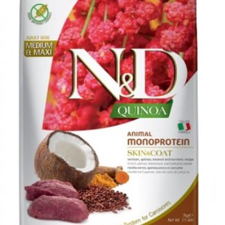 Сухой корм для собак FARMINA N&D Quinoa Dog Skin&Coat Venison&Coconut Adult Medium&Maxi - 7 кг