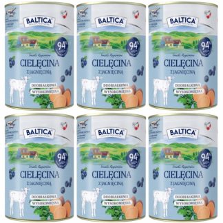 Влажный корм для собак BALTICA «Вкусы регионов»: телятина и баранина - 6 x 400 г