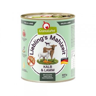 GRANATAPET Liebling's Mahlzeit Veal and Lamb - влажный корм для собак - 800г