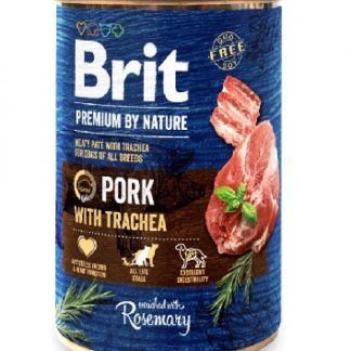 BRIT Premium by Nature Свинина с трахеей - влажный корм для собак - 400 г