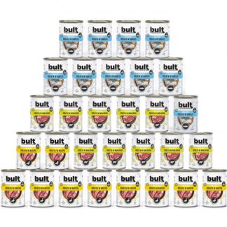 Влажный корм для собак BULT MIX 3 вкуса - 30 x 800 г