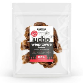 UNISZKI Middle Pork Ear Mono - лакомство для собак - 200 г