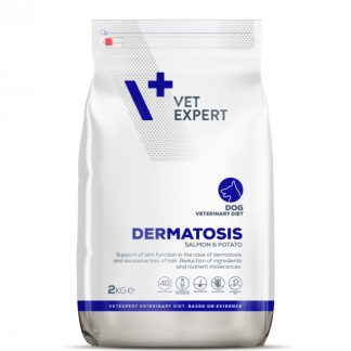 VETEXPERT Ветеринарный корм для собак с дерматозом, лосось и картофель, моно-сухой корм - 2 кг