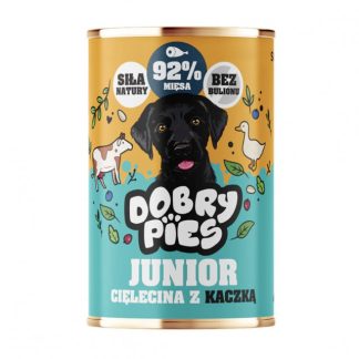 Влажный корм для собак GOOD DOG Junior с телятиной и уткой – 400 г