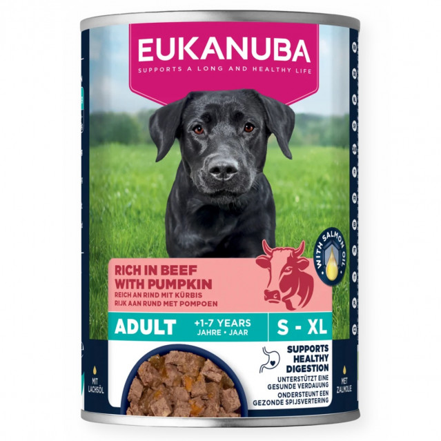 Влажный корм для собак EUKANUBA Life Care с говядиной и тыквой - 400 г