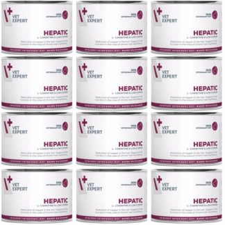VETEXPERT Hepatic Chicken - влажный корм для собак - 12 x 200 г