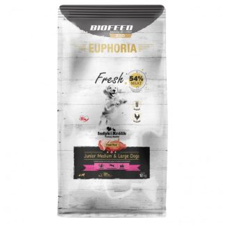 EUPHORIA Fresh Junior Medium & Large dogs Turkey with rabbit - dry dog ​​food - 12kg