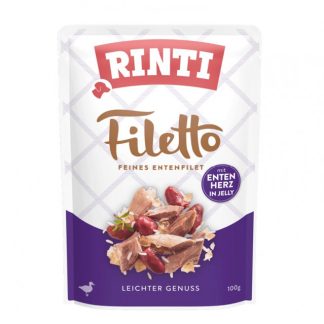 RINTI Filetto — влажный корм для собак из утиного филе и утиных сердечек — 100 г