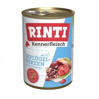 Влажный корм для собак RINTI Kennerfleisch из куриных сердечек - 400 г