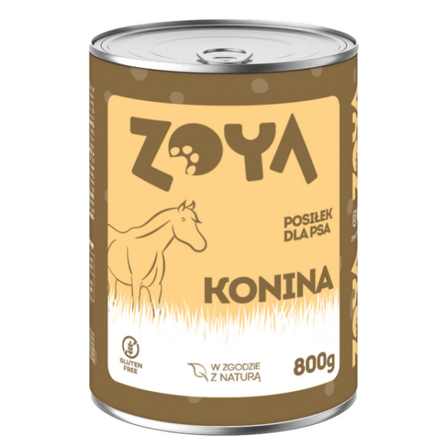 Влажный корм для собак ZOYA Konina Mono - 800 г