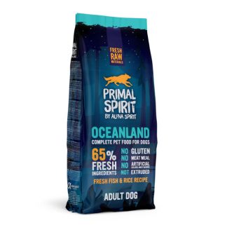 PRIMAL SPIRIT Oceanland Fish - полувлажный корм для собак с аллергией - 12 кг