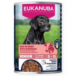 Влажный корм для собак EUKANUBA Life Care Senior с говядиной и тыквой - 400 г