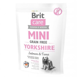 BRIT Care Mini Беззерновой сухой корм для собак йоркширский лосось и тунец - 400 г