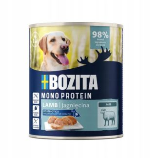 BOZITA Mono Pate Lamb - влажный корм для собак - 800 г