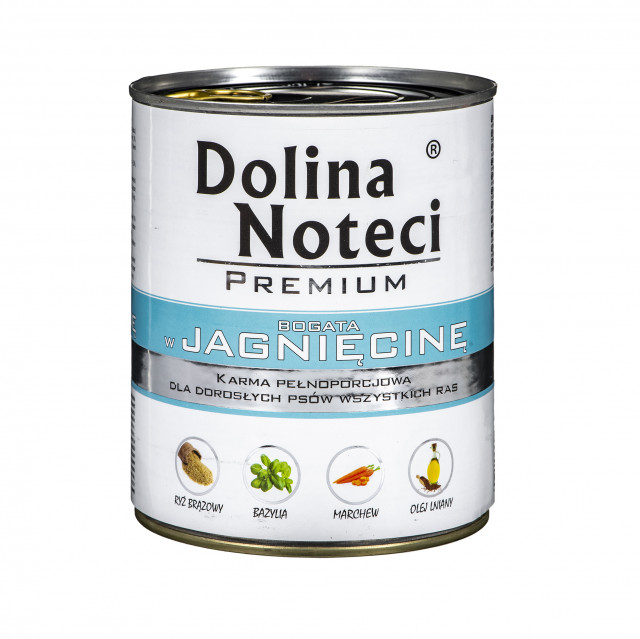 DOLINA NOTECI Премиум-корм для собак с высоким содержанием баранины - влажный корм для собак - 800 г