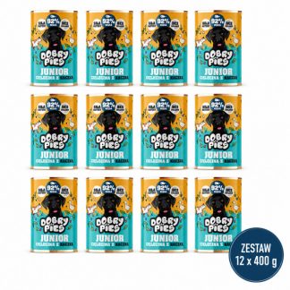 Влажный корм для собак GOOD DOG Junior с телятиной и уткой – 12 x 400 г