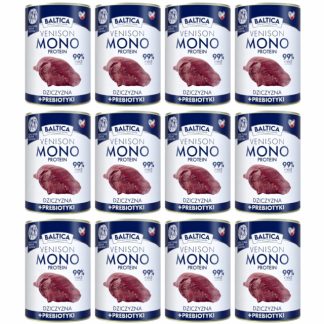 BALTICA Nutraceutic Mono Venison с пребиотиками - влажный корм для собак - 12 x 400 г