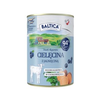Влажный корм для собак BALTICA «Вкусы регионов»: телятина и баранина - 400 г