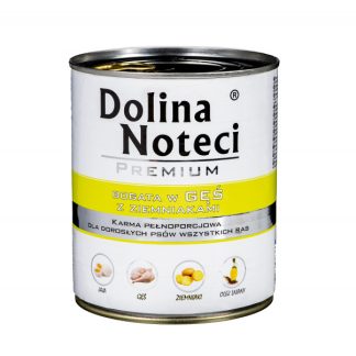 DOLINA NOTECI Premium — влажный корм для собак, богатый гусиным мясом и картофелем — 800 г