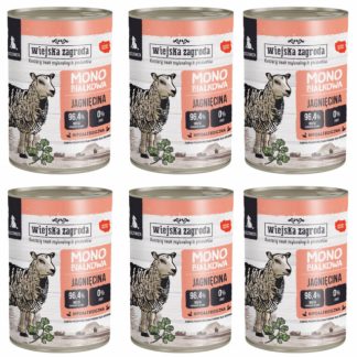 Влажный корм для собак Rural Farm Puppies Monoprotein Lamb - 6 x 400 г