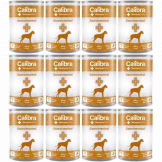Влажный корм для собак CALIBRA Veterinary Diets для желудочно-кишечного тракта (индейка) - 12 x 400 г